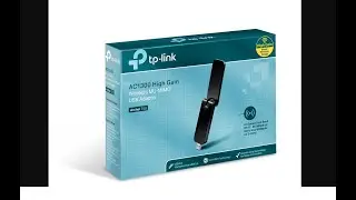 Распаковка TP-Link Archer T4U AC1300 High Gain USB3.0