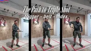 SAA Triple Shot Attempts: Trigger - Belt - Index #tripleshot #gunheaven #32d #saa #airsoft #revolver