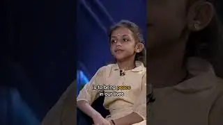 9-Year-Old Girl Explains Bhagavad Gita So Beautifully | #Shorts #SpiritualTalks