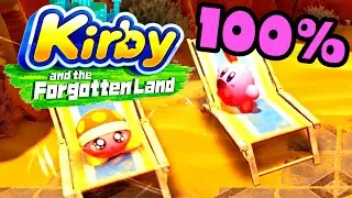 Searching the Oasis 🌺 Kirby and the Forgotten Land 🌺 100% Walkthrough All Missions 5-2