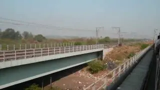 indiantrains@ longest railway bridge near mumbai/train crossing bridge/bhayander,thane,india