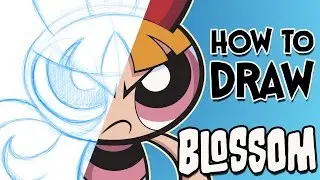 How to Draw Blossom from The Powerpuff Girls!