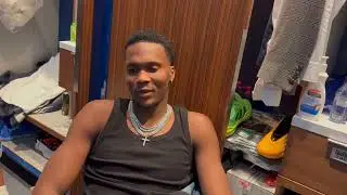 Беннедикт Матурин и Квентон Джексон общаются с представителями СМИ после поражения &laquo;Индианы Пэйсе...