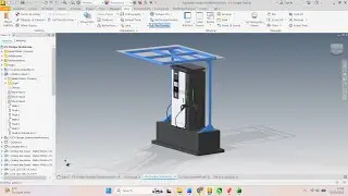 EV Charger Station Autodesk Inventor Professional 2024 2025 12 25 16 19 02