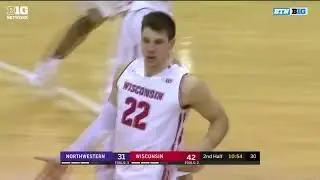 Flashback: Ethan Happ Drops a Triple-Double vs. Northwestern | Wisconsin Basketball