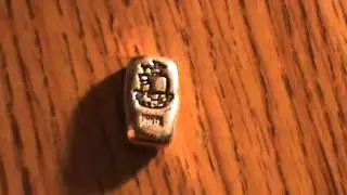hand poured .999 silver pirate ship bar - silverXgold