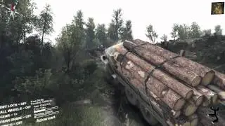 Spintires Hill map gameplay