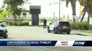 Unfounded school threats - Boca Raton