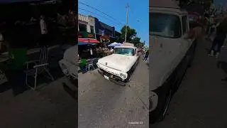 The white one is a 1957 F100 #torontocars #classiccars #vintagecars