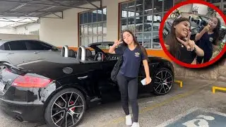 INDO LEVAR JHESSY DE AUDI TT NA ESCOLA??!!!