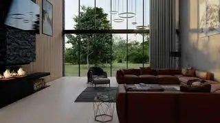 Double Volume Lounge Animation  l   Sketchup + Lumion  l  ASviz