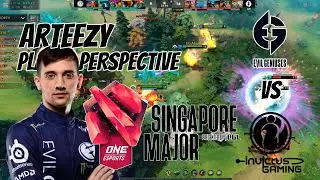 Arteezy [Alchemist] Player perspective | EVIL GENIUSES vs IG - ONE Esports Singapore Major 2021