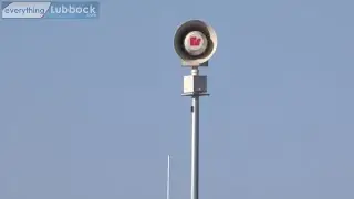 Lubbock's first outdoor warning system test