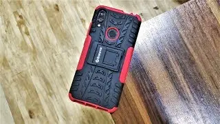Противоударный гибридный чехол-книжка Bracevor Defender для Redmi Note 7/7 Pro!