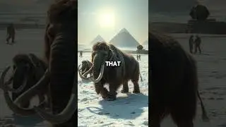 Woolly Mammoths and the Pyramids Overlap #history #mammoth