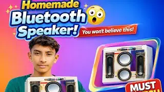 🔥 নিজের হাতে বানালাম পাওয়ারফুল Bluetooth Speaker! | DIY Speaker Build 🎧🔊 #DIY #BluetoothSpeaker