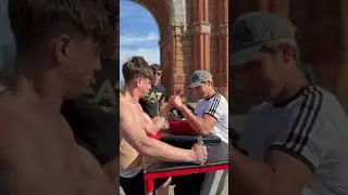 Joel Strong de refer&iacute; #luchadebrazos #pulsos #armwrestling