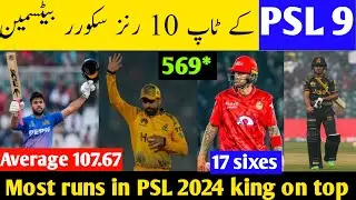Most runs in psl 2024 king Babar Azam leading run scorer PSL 9 #psl #viral #india #trending #sports