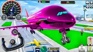 Flight airplane city pilot simulator - Airplane Flight Pilot Simulator Game -  Android Gameplay 