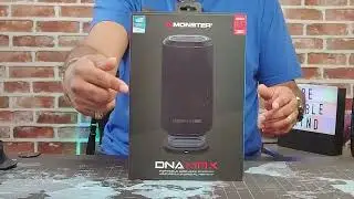 Monster DNA Max Portable Bluetooth Speaker Unboxing.