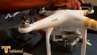 Замена пропеллера на профессиональном дроне DJI Phantom 3 (как это сделать)