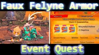 Monster Hunter Wilds~ Faux Felyne Layered Armor| Dual Blades Gameplay| Event Quest! (PS5)