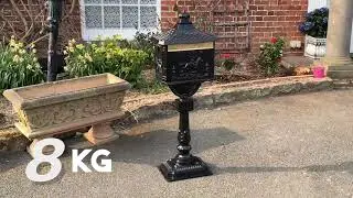 &ldquo;Ebonite&rdquo; Black Huntingdon Post Box