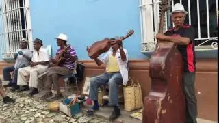 Cuban street musicians playing in Havana
