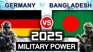 Bangladesh vs Germany Military Power 2025 | Germany vs Bangladesh Military Power 2025  Military Rank