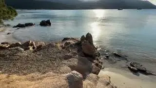 #Italy 🇮🇹 #Sardinia #CostaSmeralda Grand Pevero beach 🏖️| walking🚶&zwj;♀️on the beach 🏖️.
