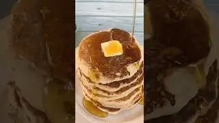 Level up your breakfast with fluffy vegan pancakes 🥞 #pancakes #veganpancakes