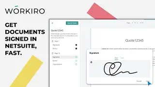 Get Things Signed in NetSuite Fast | Workiro | Built for NetSuite