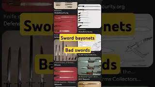 Sword bayonets weren't good swords #history #martialarts #war #gaming