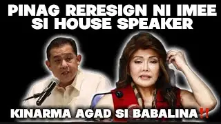IMEE PINAPAG RESIGN SI HOUSE SPEAKER