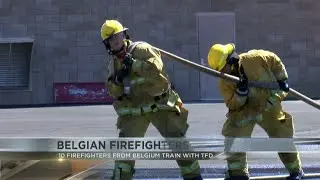 10 firefighters from Belgium spend with week with the Tucson Fire Department