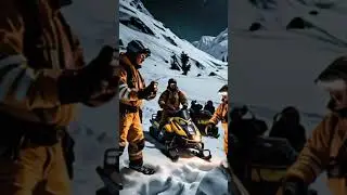 Man Rescued in Heavy Snowfall | Incredible Snow Rescue Caught on Camera! #snowfall #extremeweather#