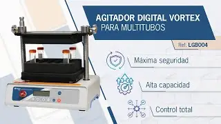 Agitador digital vortex para multitubos, LGB004
