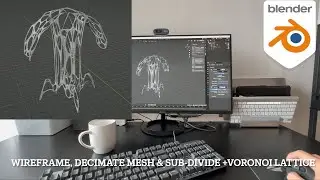 Blender 2023 Tutorial: Tissue Mesh & Voronoi Lattice | POV CAD