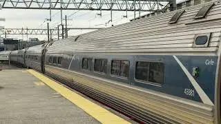 Amtrak Washington DC bound Northeast regional at New Haven Union Station. 