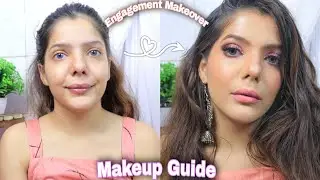 Makeup I Did on my **BROTHER'S ENGAGEMENT** 😍 | Pink Doll step by step Makeover | D BeautyBlush