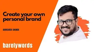 Things you need to grow professionally | Personal Branding | barelywords