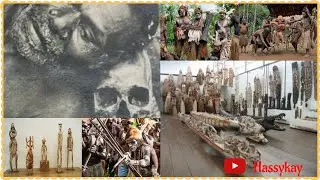 The Asmat tribe, the world's famous Cannibalistic tribe that hunts humans and use skulls as pillows