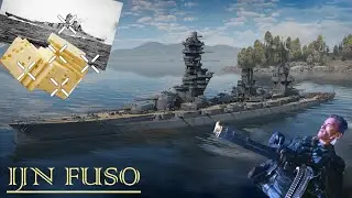 IJN Fusō | War Thunder Mobile | Destoy your enemies like swisscheese