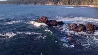 Hidden beach - Lonely lighthouse - DJI DRONE