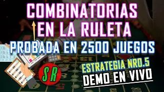 Sistema Combinatorio para Ganar en la Ruleta