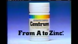 Centrum multivitamin commercial 1988