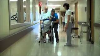 PRC Patient Takes 1st Steps after a Car Accident!