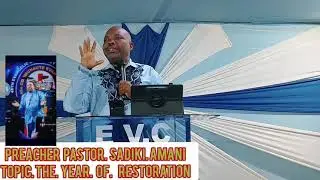 MISIONARY SADIKI AMANI PREACHING AT E.V.C ELDORET, SUMMON YEAR OF RESTORATION 