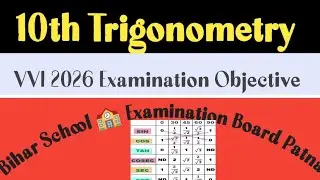 Trigonometry Class 10 Important Questions 2026 | Class 10 Maths Chapter 8 Solutions |Board Exam Spec