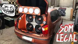 Palio com quatro falantes Tritom Shiver da Som Legal